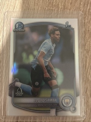 Floyd Samba 1st Bowman UCC Chrome 25/26 Rookie Manchester City