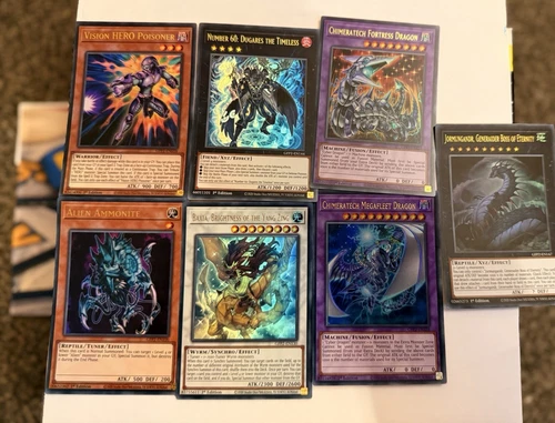 19 Holographic Yu-Gi-Oh Trading Cards - Picture 3 of 3