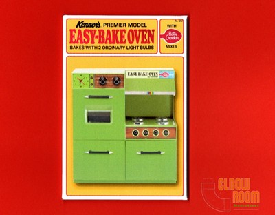 Kenner vintage Easy-Bake oven art 2x3'' fridge/locker magnet