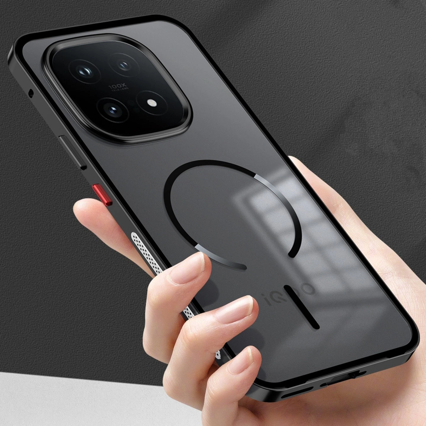 Magnetic Aluminum Metal Frame Bumper  + Acrylic Back Case Cover For vivo iQOO 15 - Picture 9 of 19