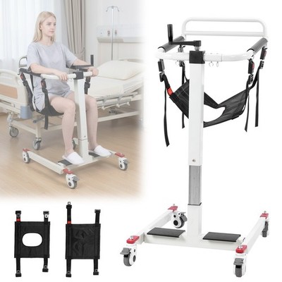 Patient Lift Transfer Chair with Adjustable Height & Width Transfer Lift Chair