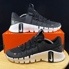 Nike Free Metcon 5 Black White Workout Shoes DV3949-001 Men  s Size 10 NEW