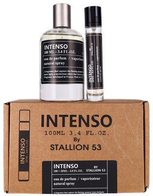 Stallion 53 Intenso by Emper for Men Set: Eau de Parfum x 2 (3.4+0.5oz) Shopworn
