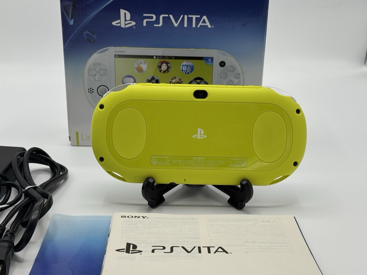 Sony PlayStation Vita PCH-2000 Console Wi-Fi - Lime Green/White