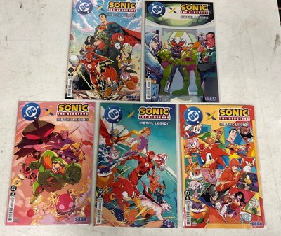 DC x Sonic the Hedgehog: The Metal Legion #1-5 Complete Series 2026 Main Cover A