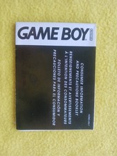 Game Boy Consumer Information And Precautions Booklet Fold Out DMG-USA