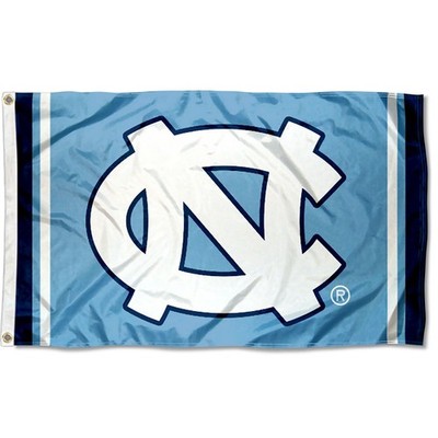 UNC Tar Heels Court Stripes NCAA Flag Tailgating Banner