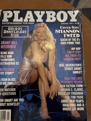 Playboy Magazine - January 1998 Cover: Shannon Tweed Playmate: Heather Kozar
