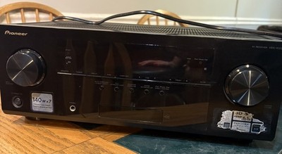 Pioneer VSX-1022-K 3D Home Theater AV Receiver HDMI Tested Working