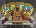 LeBron James 2018 Crown Royale Gold /10 First Year Lakers GOAT