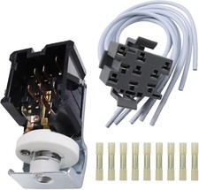 E7TZ-11654-A 9 Terminal Headlight Switch with Connector Wire Harness Fit for