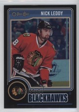 2014-15 O-Pee-Chee Black Rainbow 49/100 Nick Leddy #196 0a7