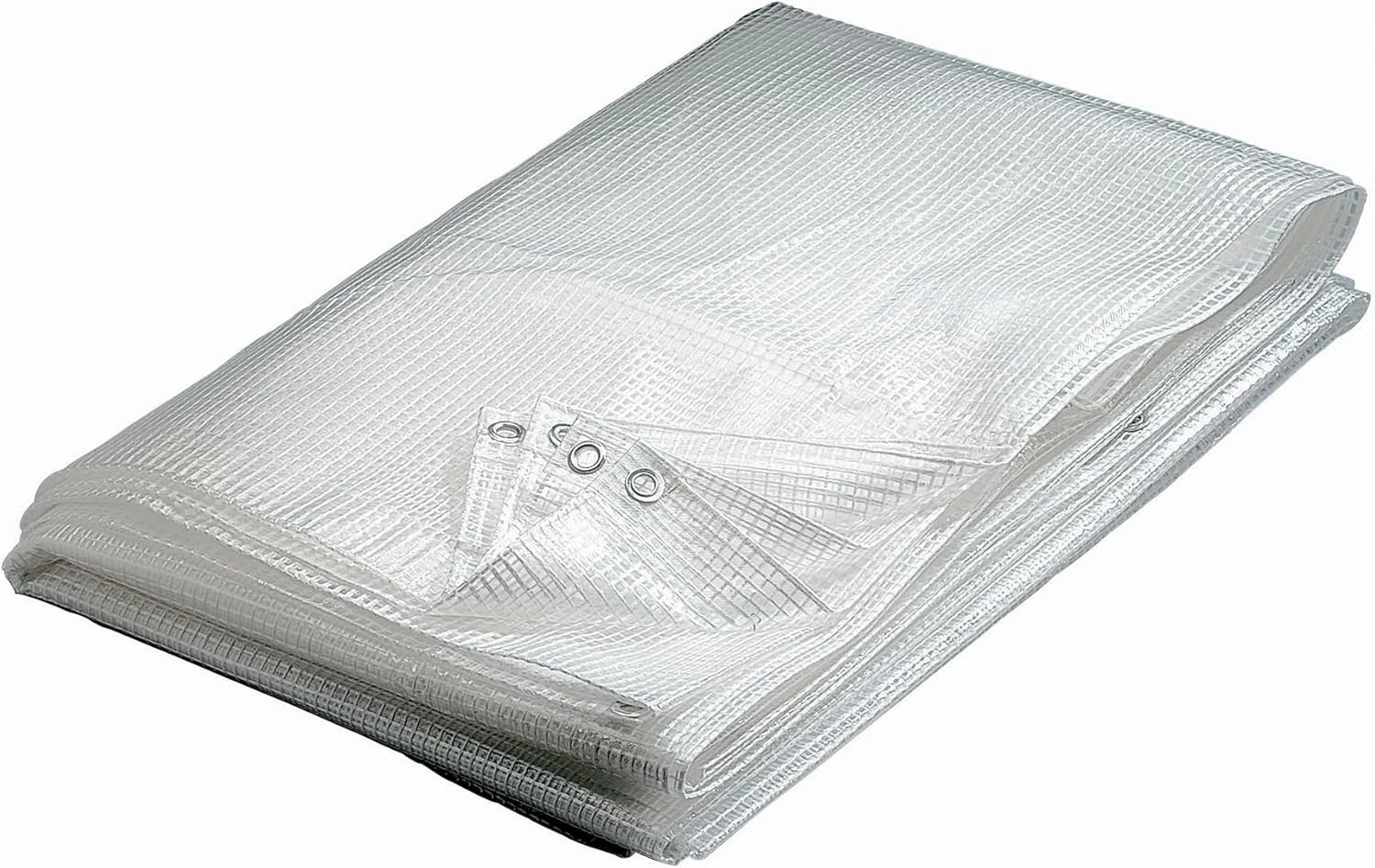 Bâche transparente 4x10 m pour abri de jardin et terrasse 80g