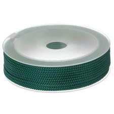 Twisted Nylon Twine Thread 2mm 13M/43 Feet Braided Nylon String, Dark Green