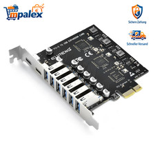 PCIe zu USB 3.2 Gen2 Erweiterungskarte 8 Port...