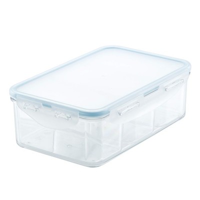 LOCK & LOCK Purely Better Tritan Container/Rectangle Food Storage Bin with Di...