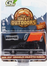 Jeep Wrangler Unlimited Rubicon 2008 dark charcoal Maßstab 1:64 Greenlight 38080F