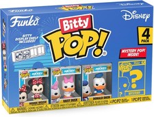 Funko Bitty Pop! Disney Minnie Mouse (Red Dress) Daisy Donald + Surprise