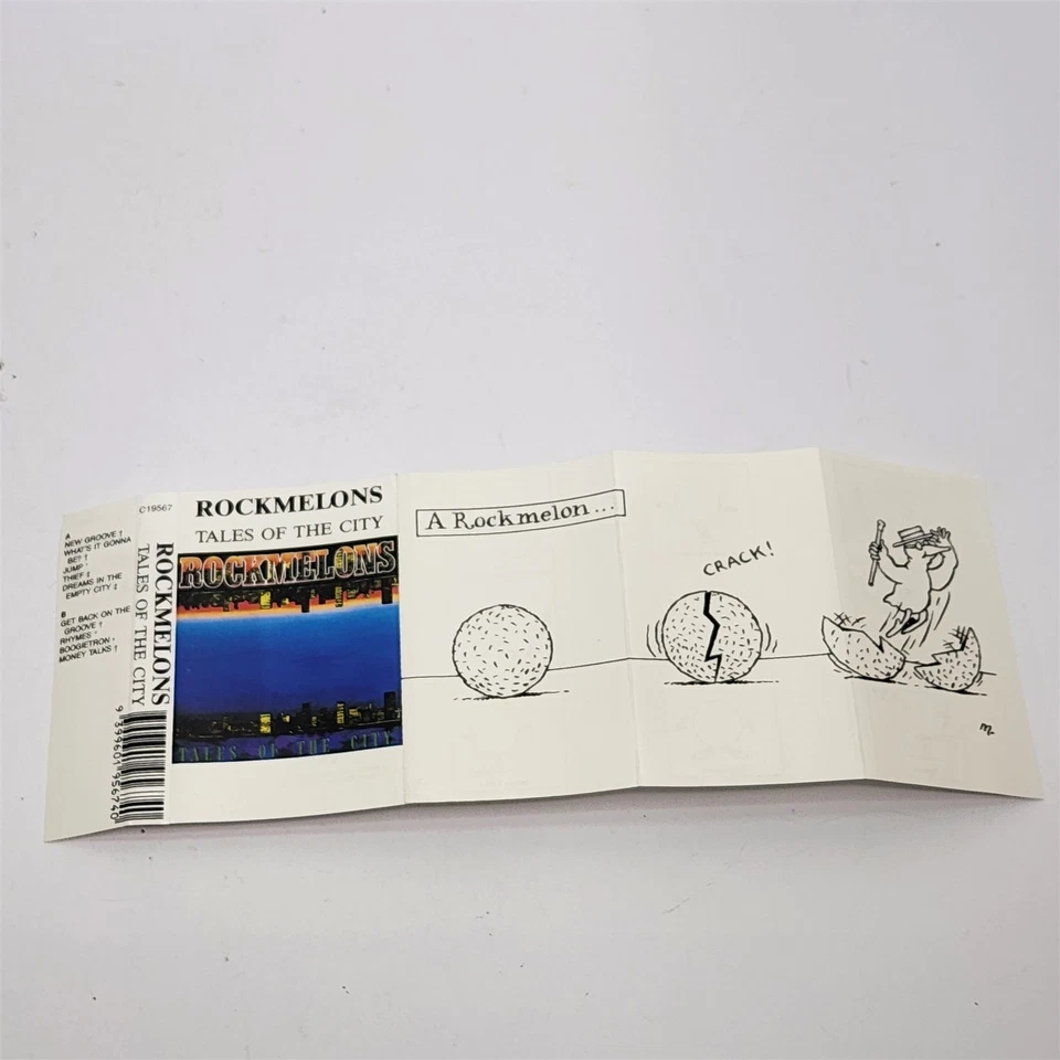 Rockmelons Tales Of The City Cassette Tape Album 1992 Aussie Band C19567 - Image 4 of 4