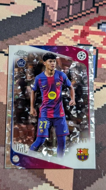 2025-26 Topps Chrome UCC Dro Pedro Fernandez FDI 7/11 First Day Issue #111 RC