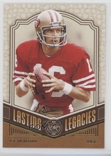 2020 Panini Legacy Lasting Legacies Joe Montana #LL-JM HOF 2b8