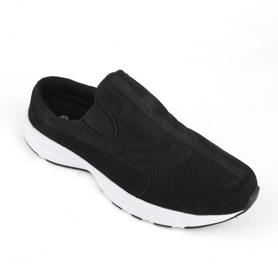 Mens Wide Slip On Mule Shoes Comfortable Closed-Toe Clogs Walking Sneaker Shoes