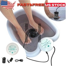New Foot Bath Beauty Kit Ionic Detox Foot Bath Spa Machine Portable US