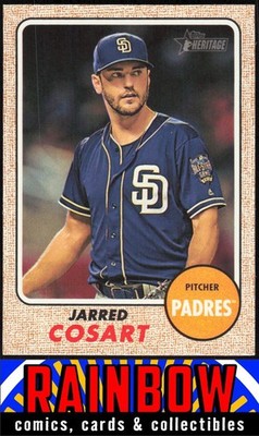 2017 Topps Heritage #345 Jarred Cosart San Diego Padres