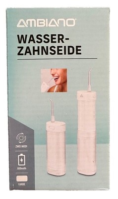 Ambiano Wasser Zahnseide mit Akku, weiss, neu&ovp