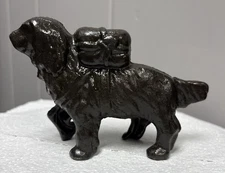 Antique Cast Iron AC Williams? Dog Bank ST BERNARD/NEWFOUNDLAND ( 2B )