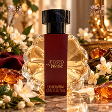 TRU Fragrance & Beauty Ambered Jasmine Eau de Parfum 2.36oz 70ml Women's Perfume