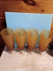Blendo Gold Frosted  Tall Drink Glasses Set of 4 — photo 2
