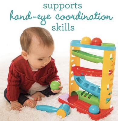 Ball Tower Educational Toy Hand Eye Coordination Babies Toddlers Infantino Drop
