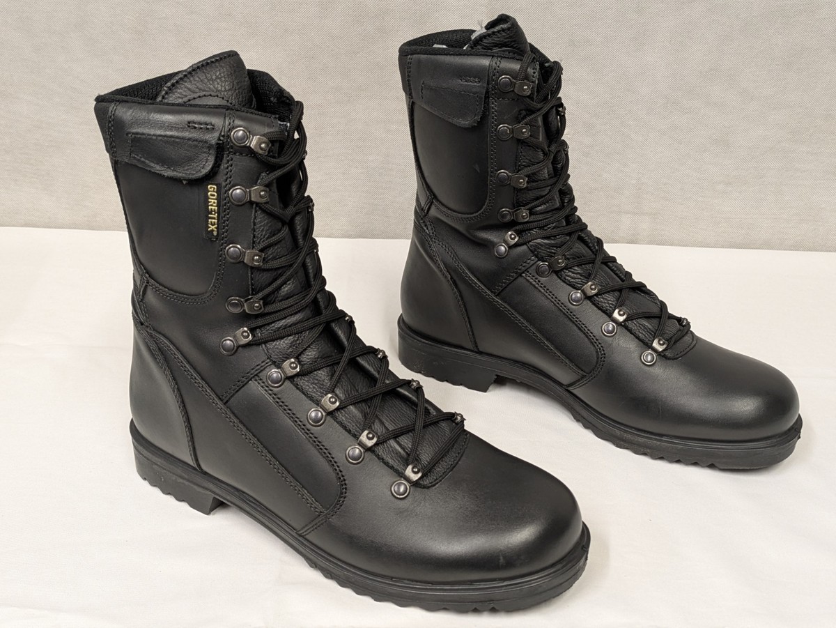 British Army YDS Swift Hawk Black Leather Goretex Aircrew Flight