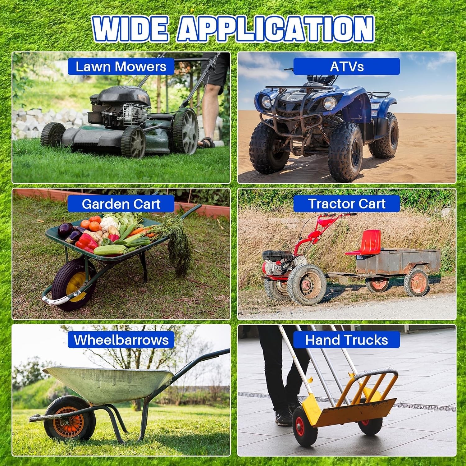 DASBET 2 Pack 15x6.00-6" Inner Tubes with TR-13 Straight Valve Stem |... 