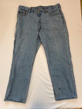 Levi's 550 Jeans Relaxed Fit Straight Leg Men's Sz 40x30 Light Wash Denim