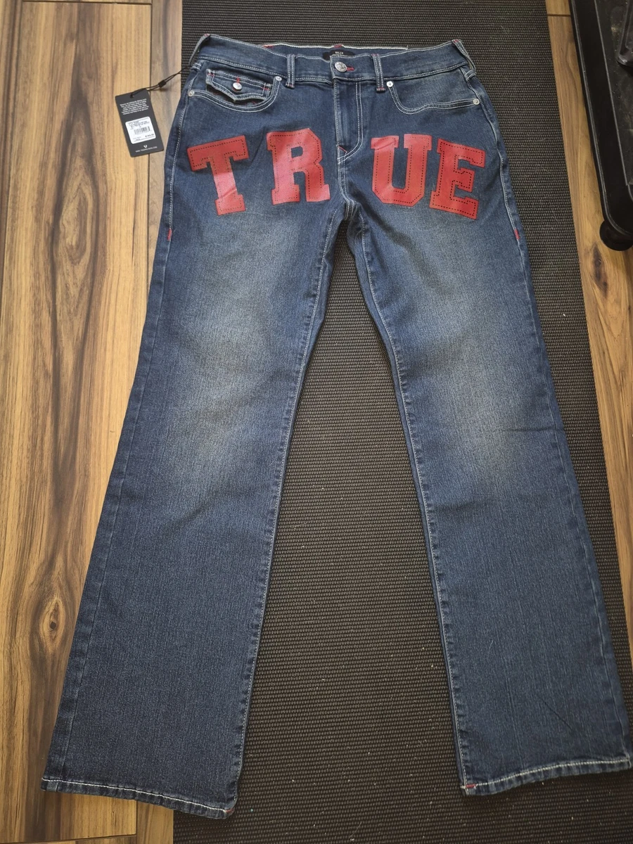 True Religion Denim Regular 32 Size Jeans Men's 33 in Inseam for