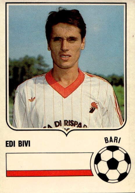 Figurina Forza Goal Perfetti 1985/86 # BARI/10 Edi Bivi Bari