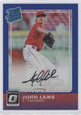2016 Panini Donruss Optic Rated Rookies Blue 30/75 John Lamb #169 Auto 04tw