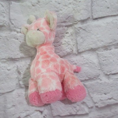Jolitee by ebba Giraffe Plush Rattle Pink Baby Stuffed Animal 9'' Soft Toy Plush