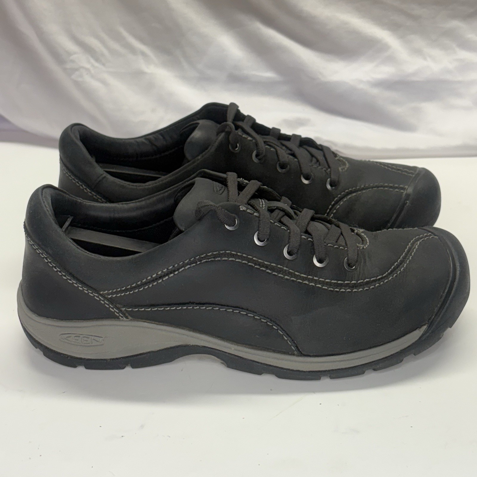 Scarpe da passeggio sportive Keen donna Presidio II nere in pelle misura 7