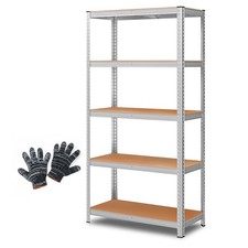 5 Tier Racking Shelf Heavy Duty Garage Shelving Storage Shelves Unit 180x90x40cm