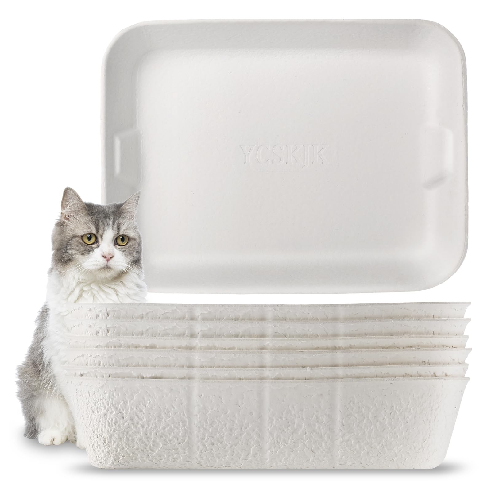 Disposable Cat Litter Box, Sturdy and Durable, Extra Thick, 