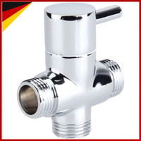 Duschumstellventil 3-Wege-T-Adapter G1/2 MäNnlich FüR Duschkopfarmumsteller
