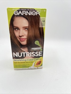 Garnier Nutrisse Hair Color 53 Medium Golden Brown Chestnut Permanent Color