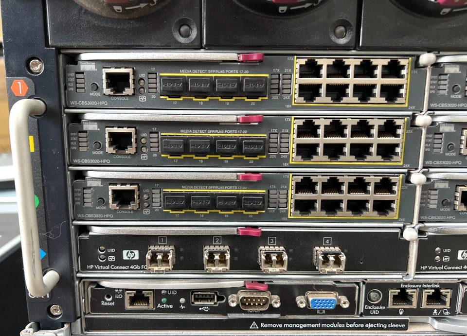 HP BladeSystem C7000 Enclosure | 16x BL460c G8 (Xeon E5-2680 v2/95 v2/37 v2/50) - Image 4 of 4