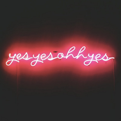 Yes Yes Oh Yes Neon Sign Lamp Light 24''x5'' Pink Acrylic Decor With Dimmer VH