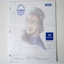 ROSA PARKS Image Notebook Paper - Lasting M Pressions  50 Sheets - New Sealed
