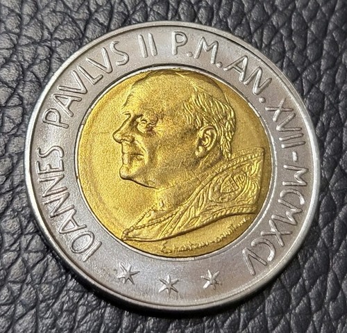 1995 Vatican City 500 Lira Coin - Picture 2 of 2