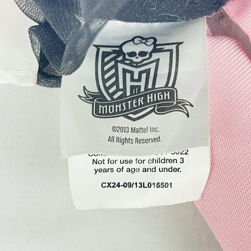Peluche Monster High Draculaura 2013 raro Mattel 18" bambola morbida occhi a bottone - Foto 11 di 16
